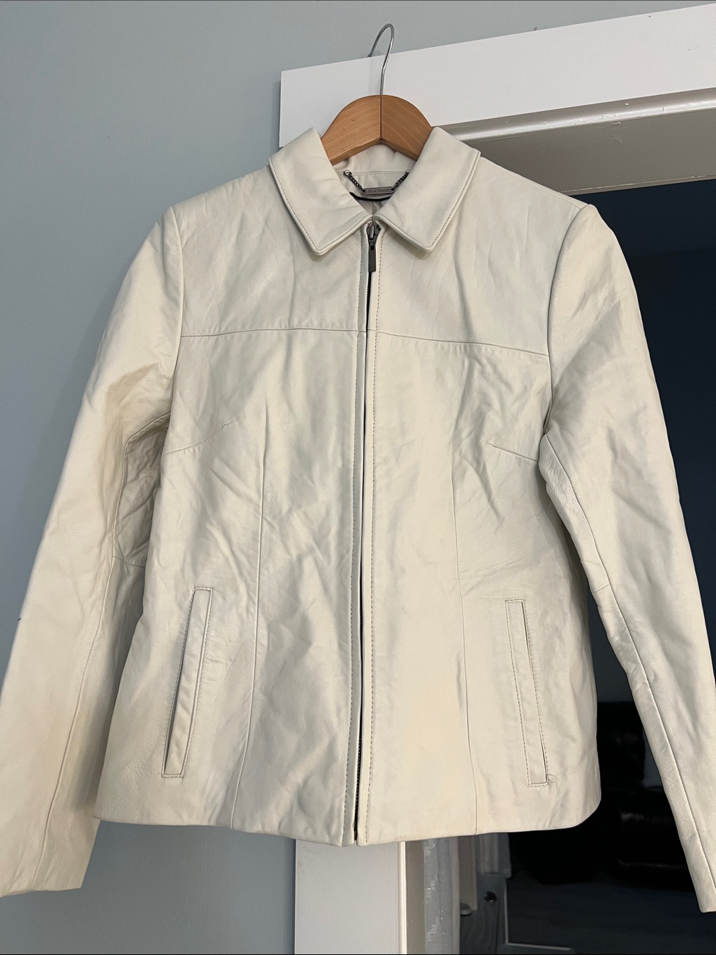 Wilsons Leather Vintage Pelle Studio Zip-Front Leather Jacket Size S